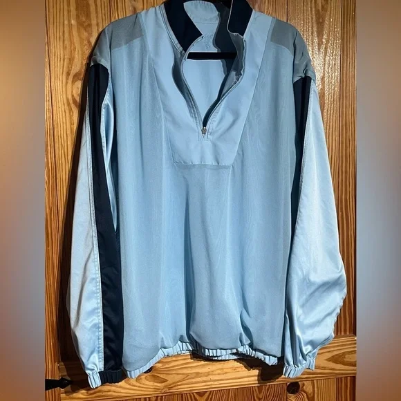 ASHWORTH Weather Systems Men's Quarter Zip Golf Windbreaker NANOTEX - Picture 5 of 14